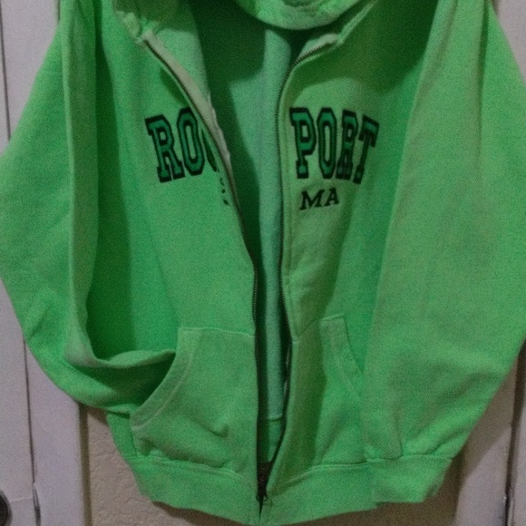 Sweaterhoodie aqua green size large and kids - Picture 4 of 15